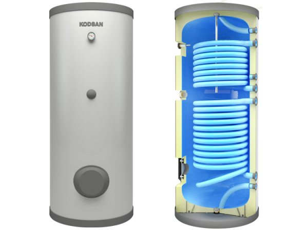 Wassererhitzer mit zwei (Doppel) Wärmetauscher